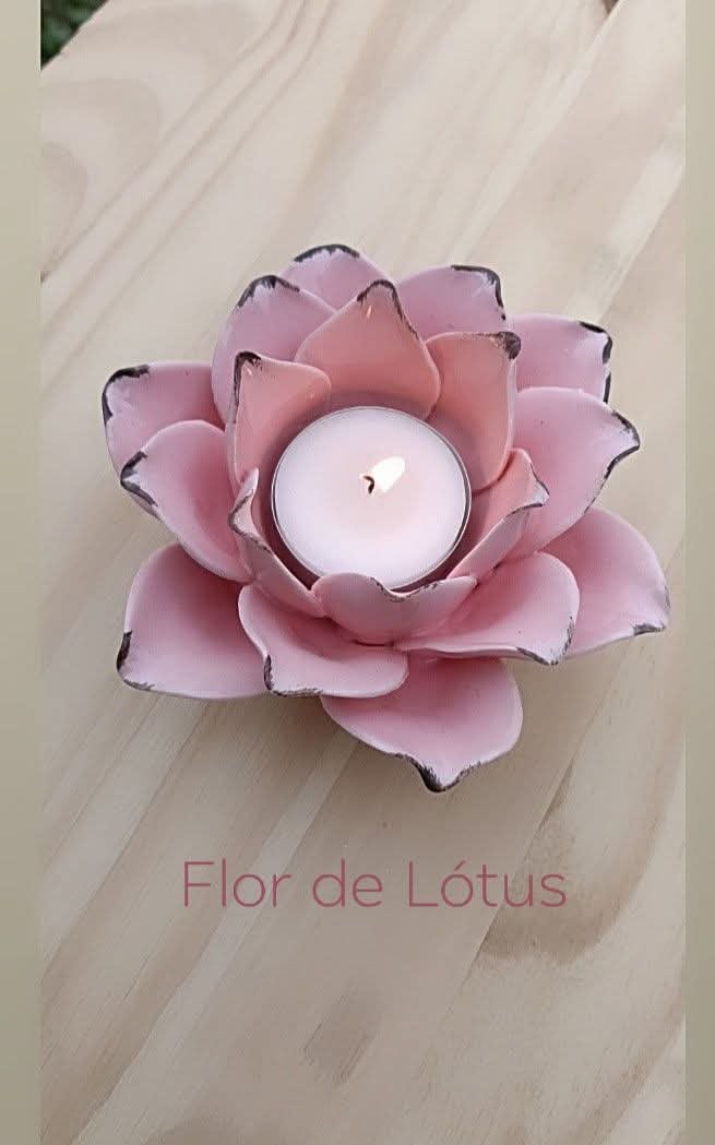Porta velas, joia feita à mão